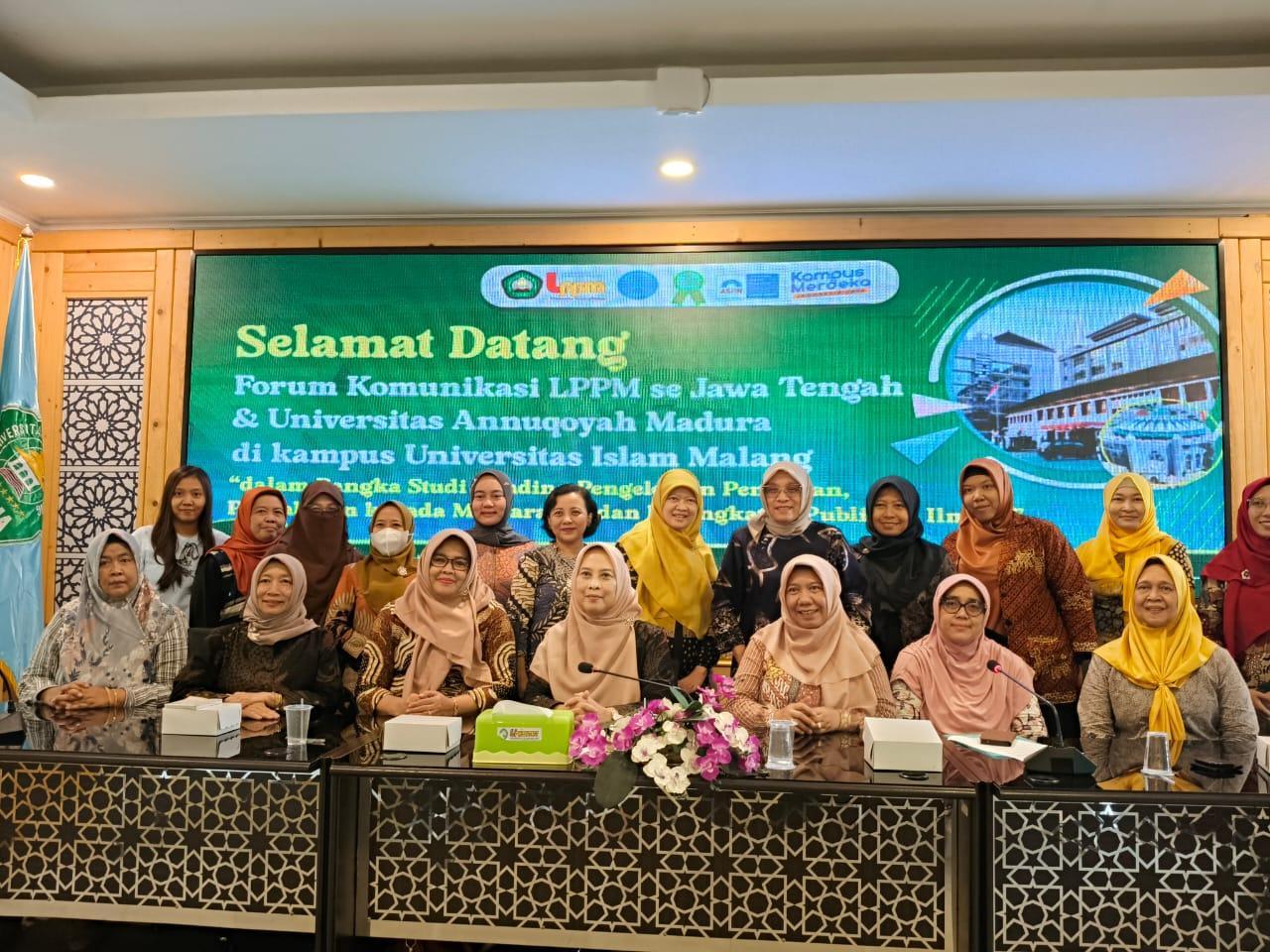 Universitas Pandanaran dan FORKOM LPPM Jateng lakukan Benchmarking ke UIM Malang